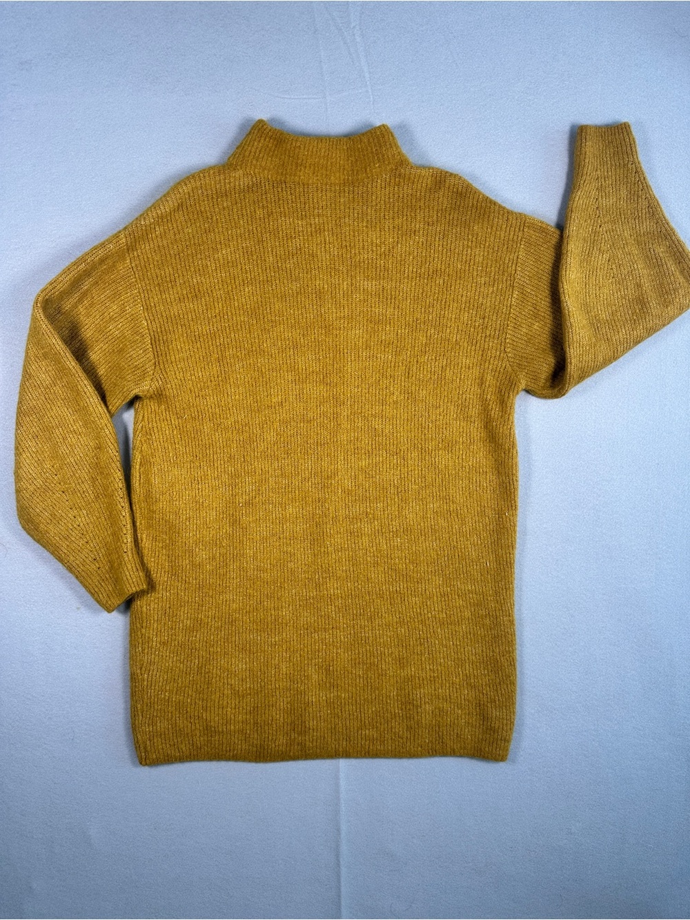 H&M Longline Rib Knit  Sweater/Dress Goldenrod Size Small